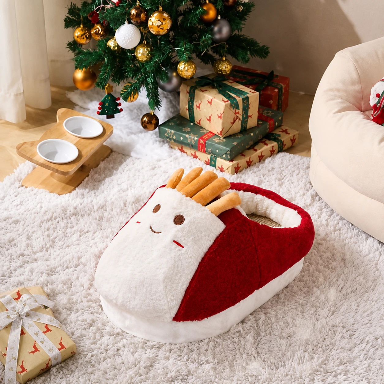 French Fries Slipper Cat Scratcher YTP-2-00056