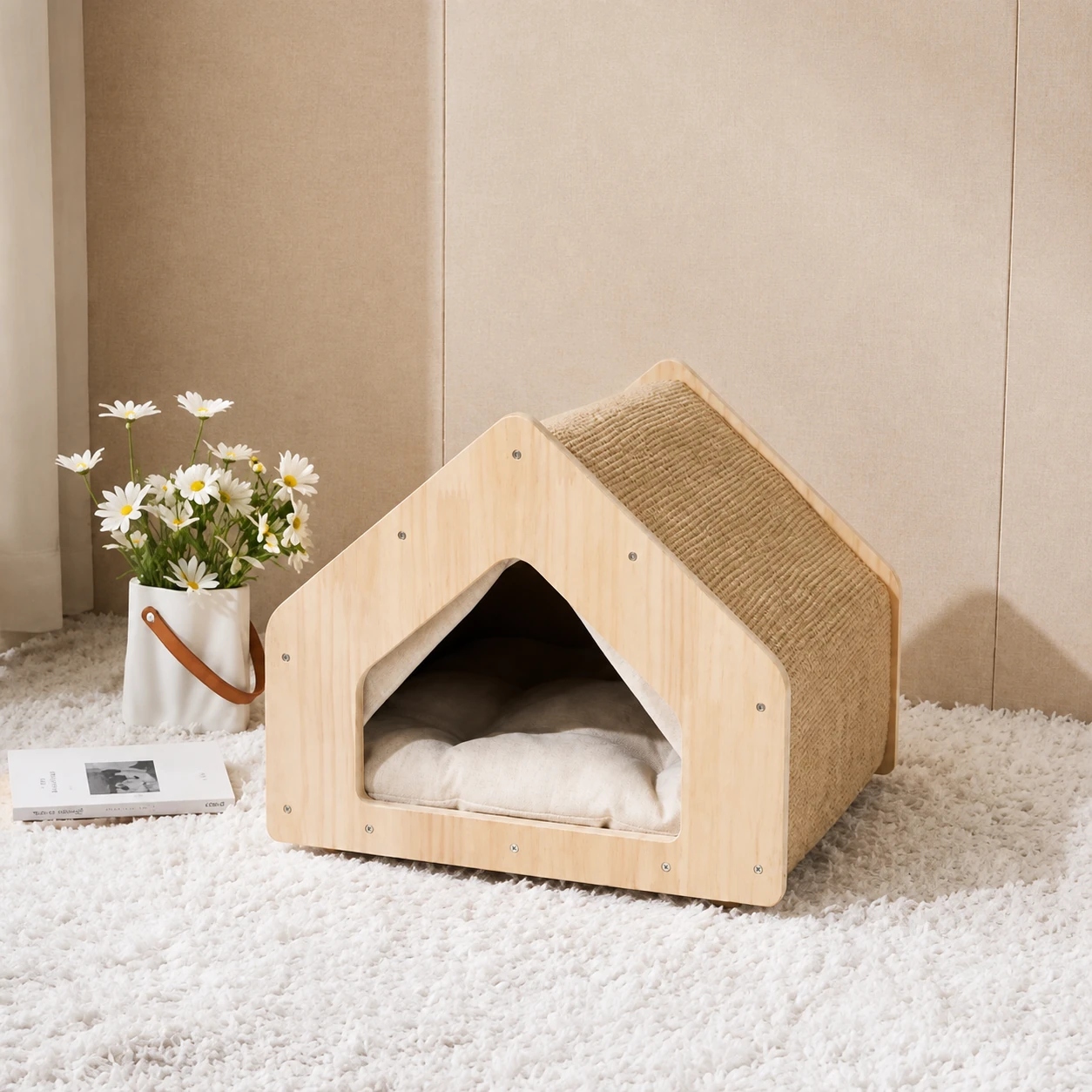 Jute-Mat Cat House & Scratcher YTP-2-00059