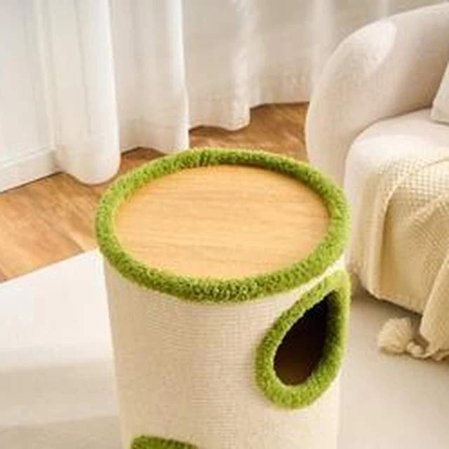 Sisal Barrel Series Double-Layer Round Cat Barrel YTP-2-00038