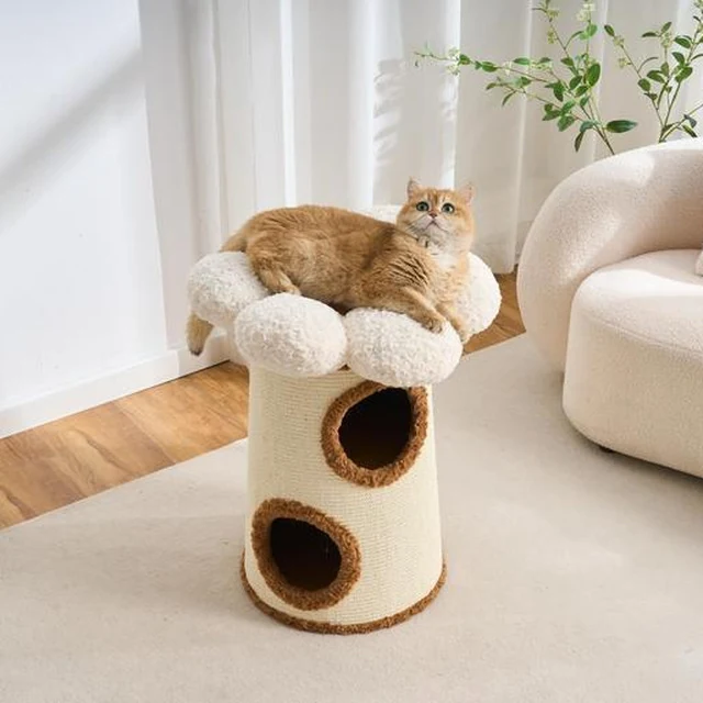 Sisal Barrel Series Three-Layer Flower Cat Barrel YTP-2-00040