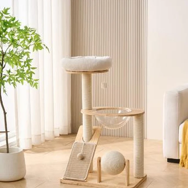 Rubberwood Series Cat Tree – YTP-2-00043 YTP-2-00043