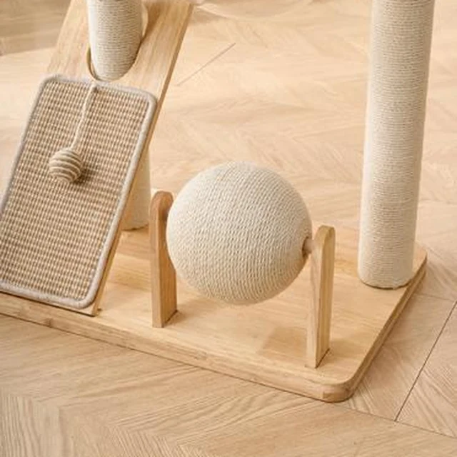 Rubberwood Series Cat Tree – YTP-2-00043 YTP-2-00043