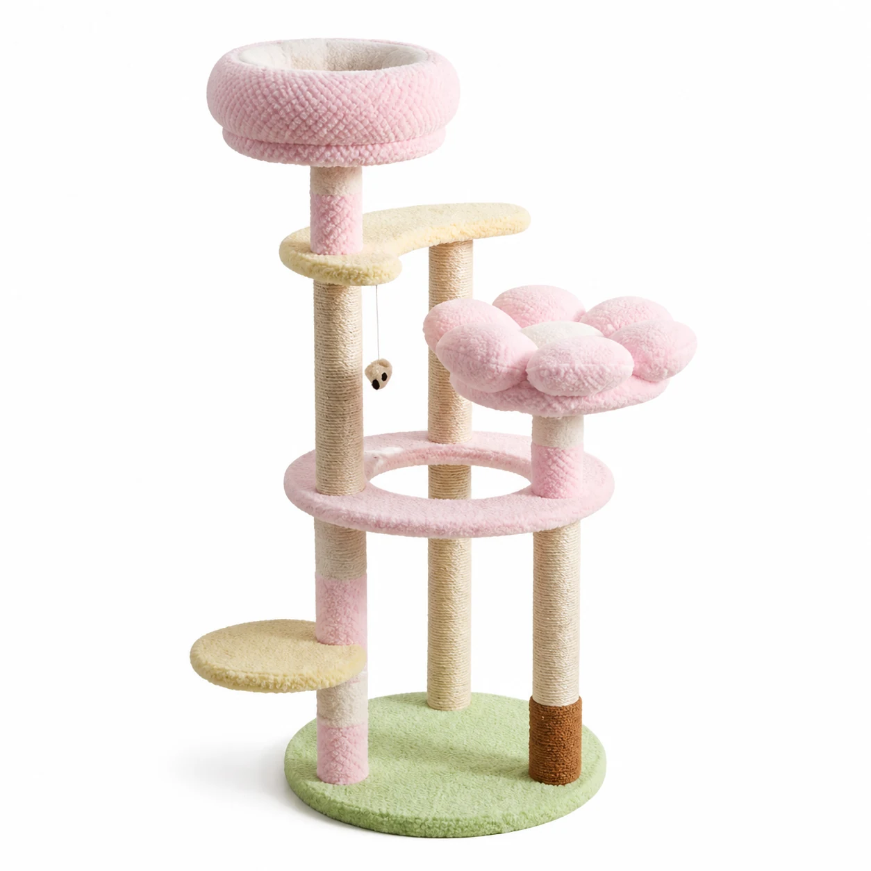 Macaron Flower Space-Pod Multi-Level Cat Tree YTP-2-00047