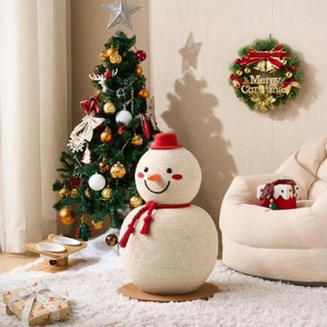 Snowman Cat Scratching Post YTP-2-00053