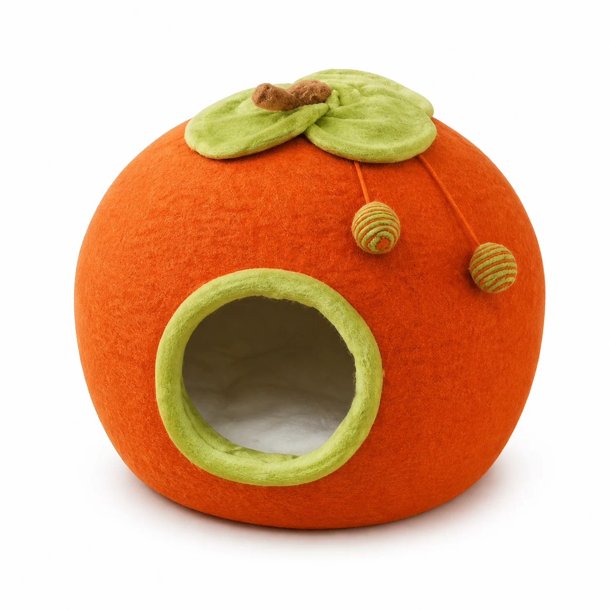 Persimmon-Shaped Round Cat Bed YTP-2-00055