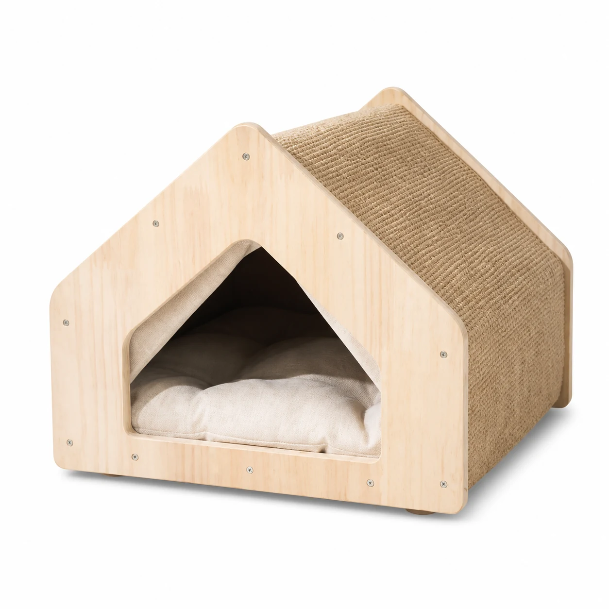 Jute-Mat Cat House & Scratcher YTP-2-00059