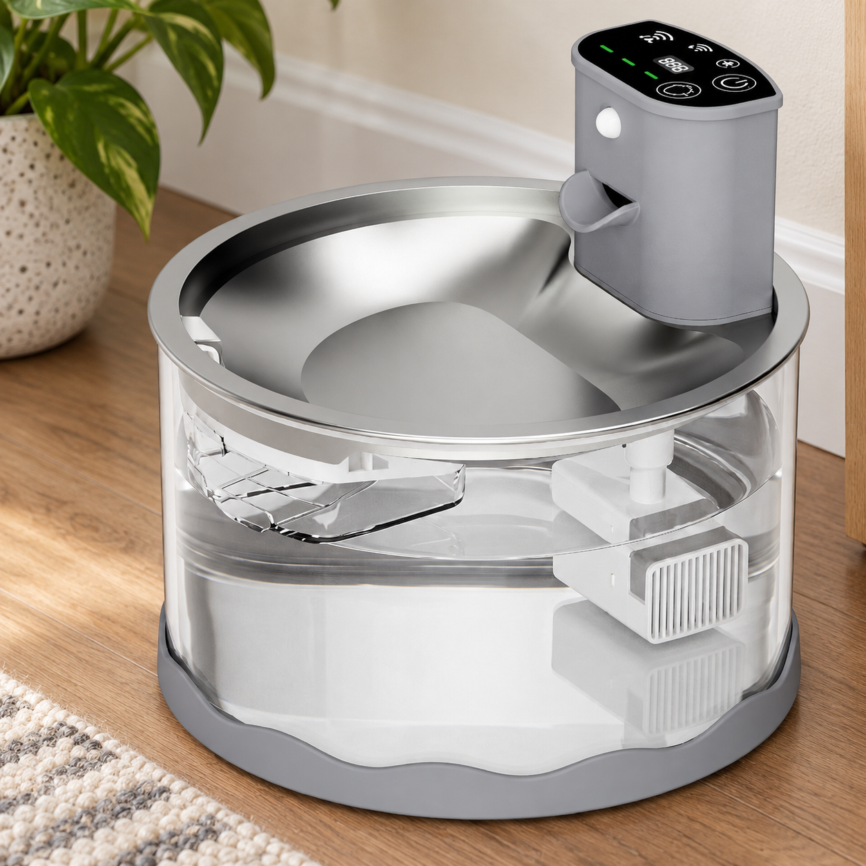 Sensor-Activated Smart Pet Water Fountain YTP-17-00046