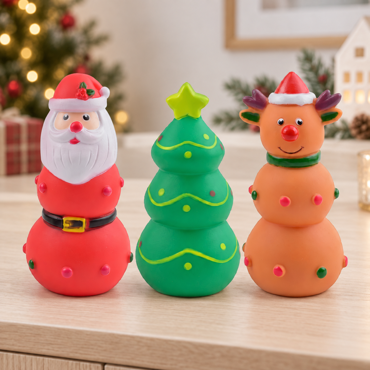Christmas Character Dog Toy Set YTP-18-00003
