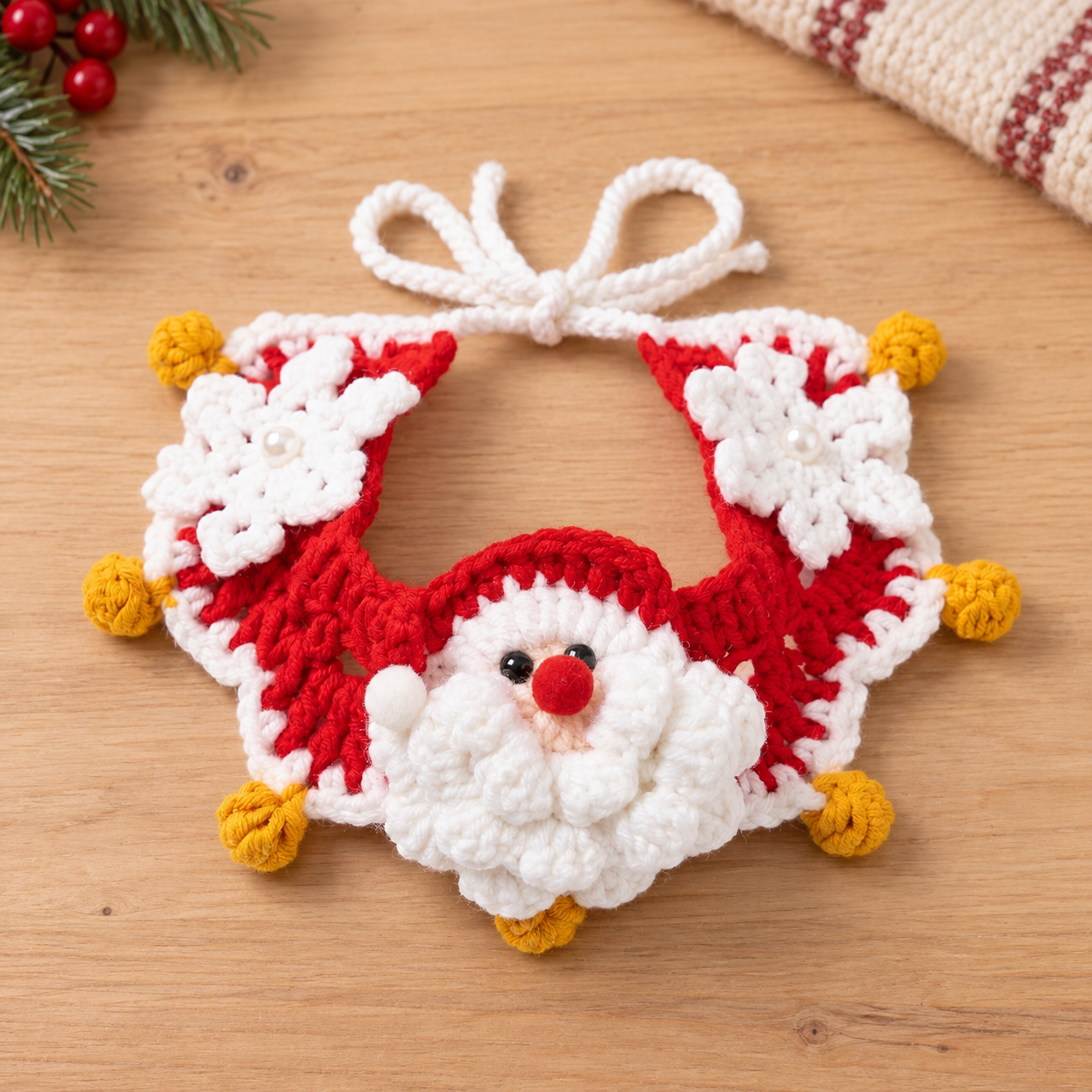 Crochet Santa Rope Dog Toy YTP-18-00004