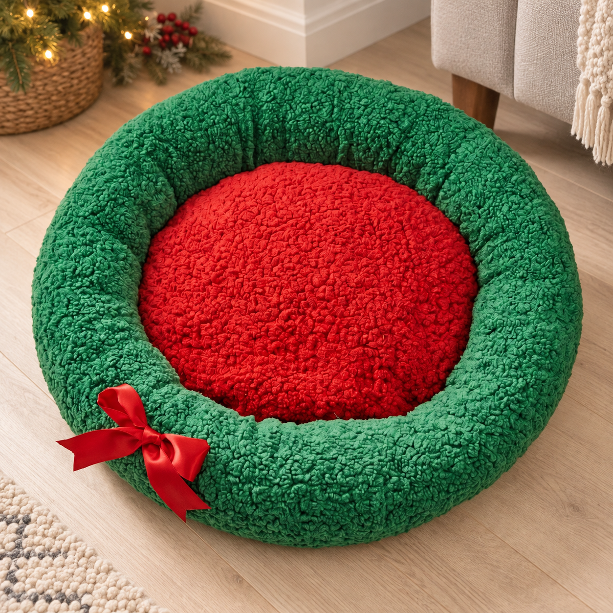 Christmas Donut Pet Bed YTP-18-00008