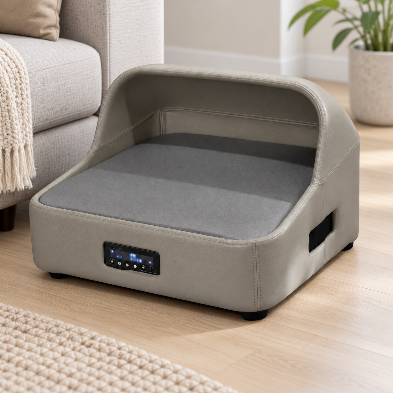 High-Back Smart Temperature-Controlled Pet Bed YTP-20-00003