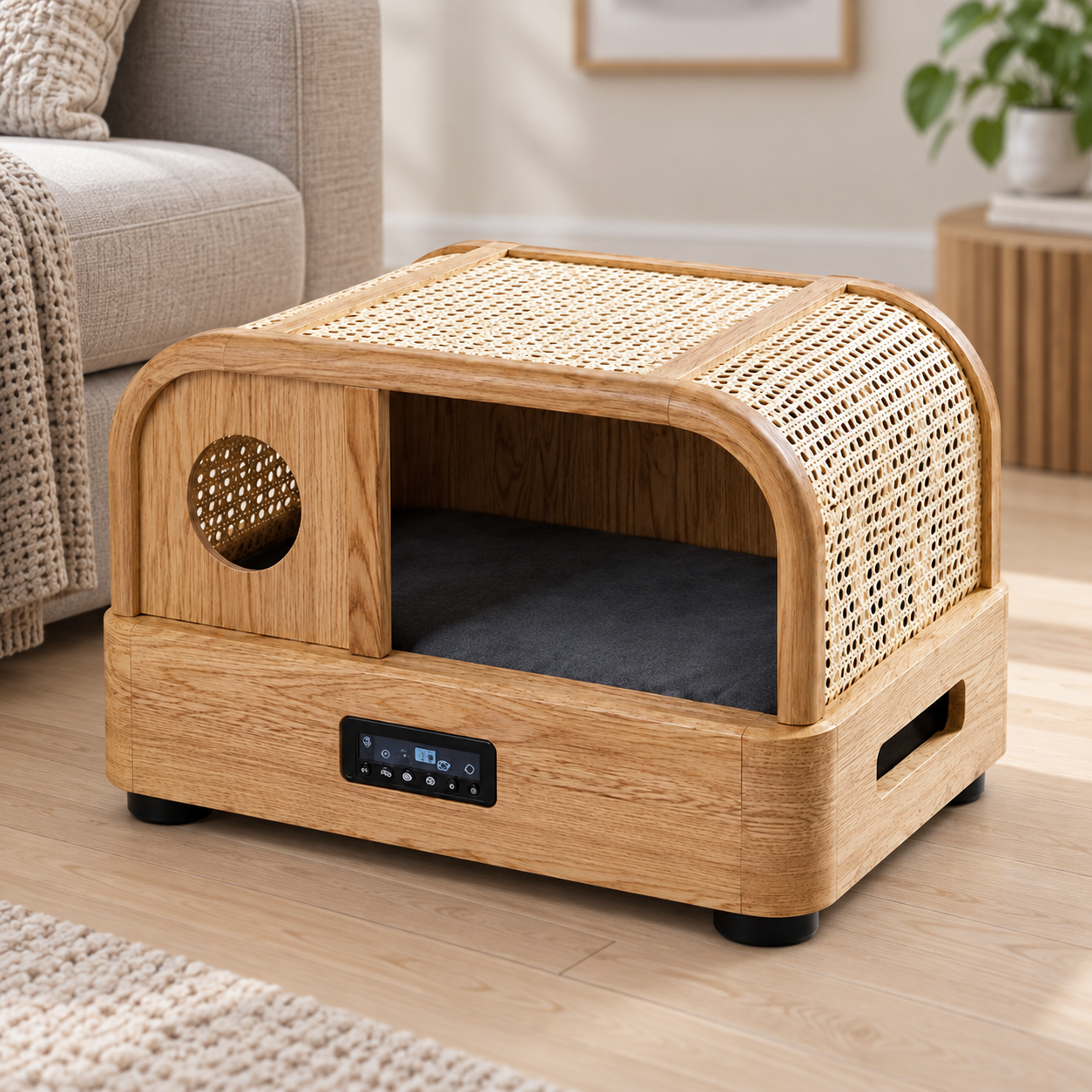 Woven-Style Smart Temperature-Controlled Pet House YTP-20-00007