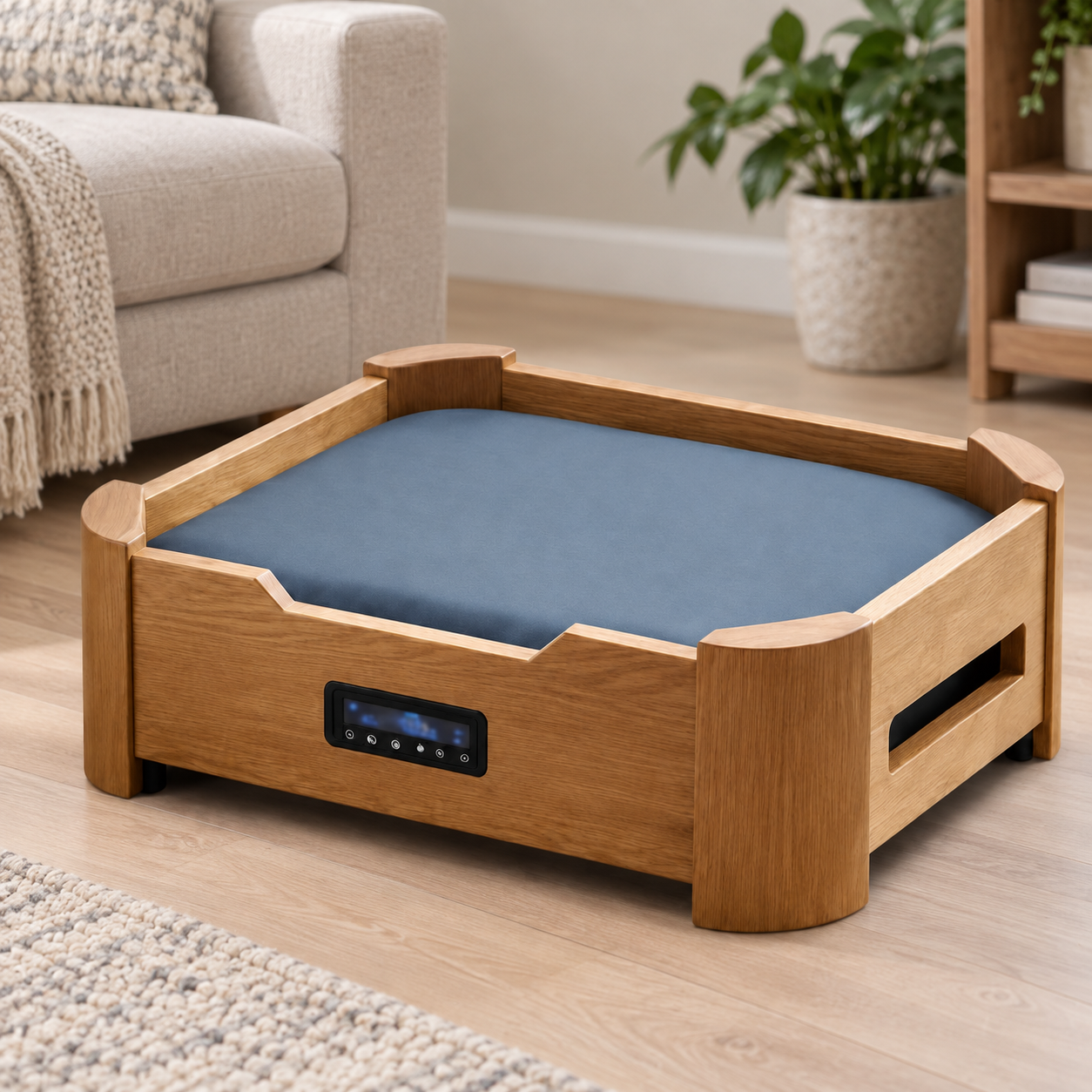 Raised-Frame Smart Temperature-Controlled Pet Bed YTP-20-00009