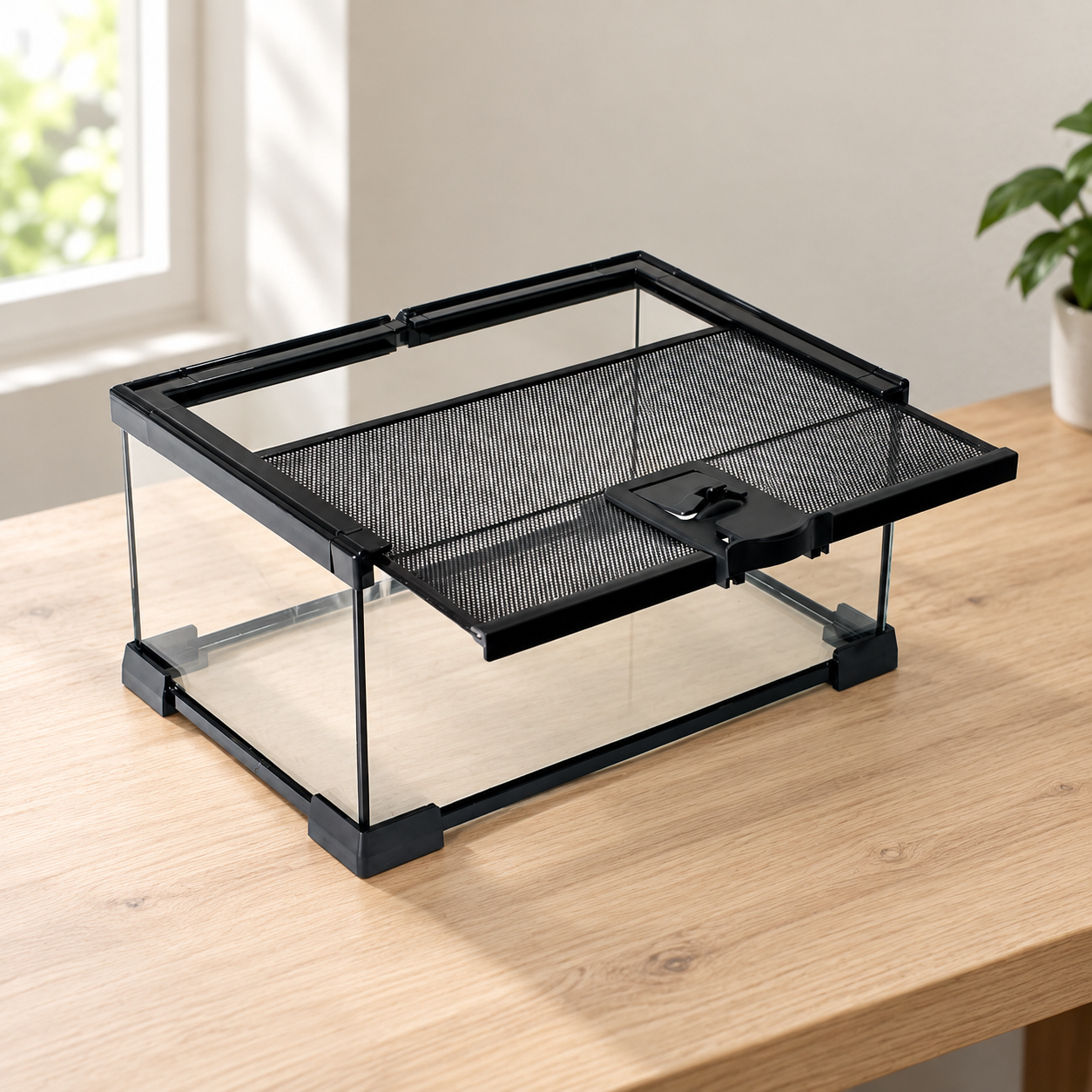 Glass Reptile Terrarium with Mesh Lid YTP-8-00001