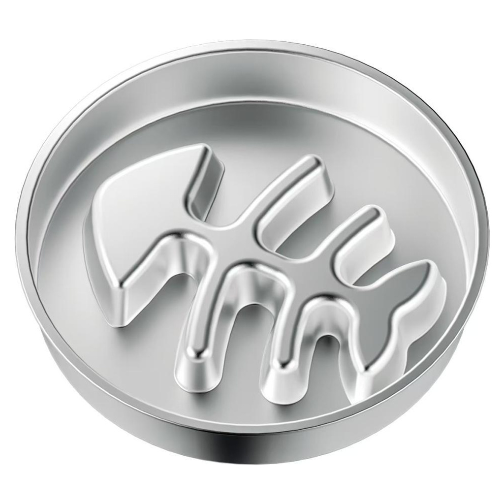 Fishbone-Pattern Stainless Steel Slow Feeder Bowl YTP-13-00001