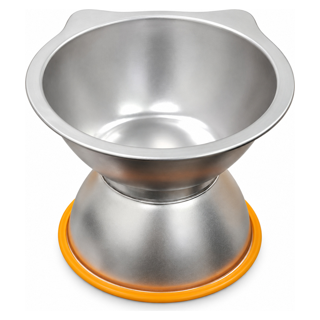 Detachable Elevated Stainless Steel Pet Bowl YTP-13-00008