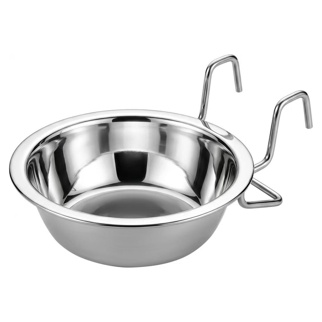Wide-Rim Pet Bowl with Hanging Bracket YTP-13-00017