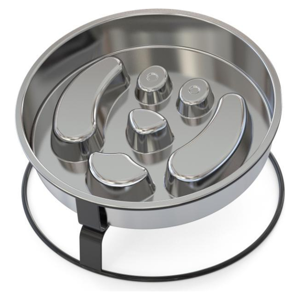 Dog-Face Slow Feeder Bowl with Folding Stand YTP-13-00027