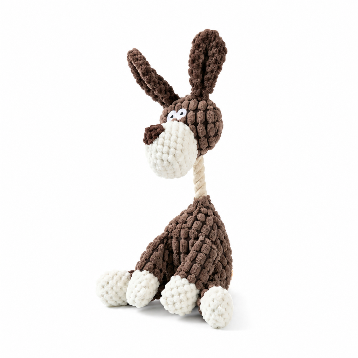 Textured Plush Donkey Squeaky Dog Toy YTP-4-00001