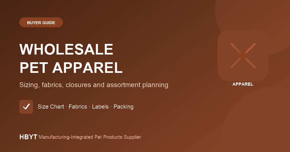 Wholesale Pet Apparel Sizing Guide